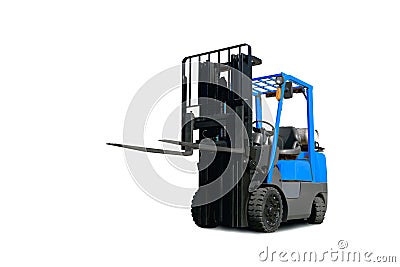 Fork-Lift Truck Stock Photo