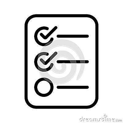 Form inquiry icon Vector Illustration