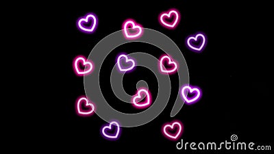 Forma Corazones Rosados De Neón De Animación Sobre Fondo Negro Almacen De Video - Vídeo de corazones, bandera: 170100169 Forma Corazones Rosados De Neón De Animación Sobre Fondo Negro Almacen De Video - Vídeo de corazones, bandera: 170100169
