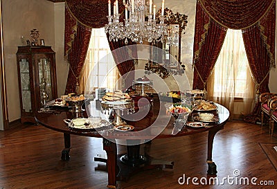 Formal Dining Room Stock Photo