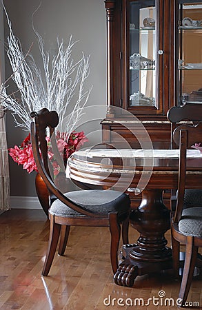 Formal dining room Stock Photo