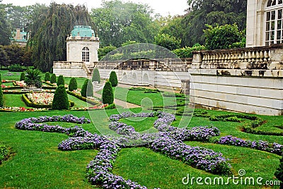 Formal English Garden Editorial Stock Photo