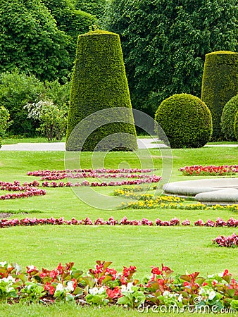 Formal garden Stock Photo