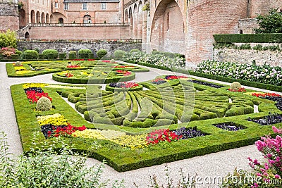 Berbie Palace Gardens in Albi, France Stock Photo