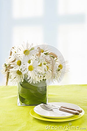 A formal place setting Stock Photo