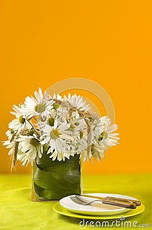 A formal place setting Stock Photo