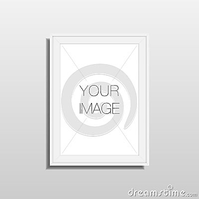 A4 / A3 format frame design for your image or text Vector Illustration