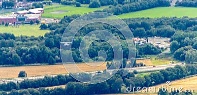 Formation Flying Seen From Above Stock Photo