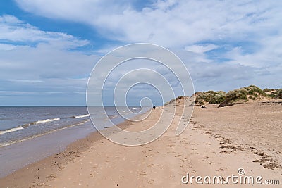 Formby beach English orth coast Stock Photo