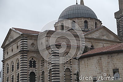 Former Armenian church converted to Kurtulus Mosque in Gaziantep, Virgin Mary Church or Surp Asdvadzadzin Cathedral Stock Photo