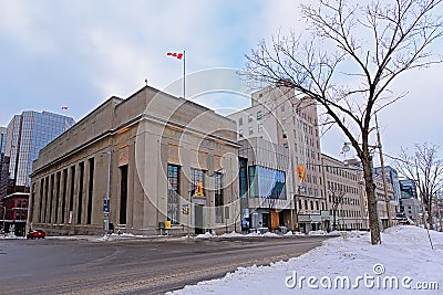 Former Bank of Montreal building, Ottawa, Canada Editorial Stock Photo