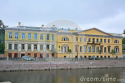 Former Batashov' estate in Saint Petersburg, Russia Editorial Stock Photo