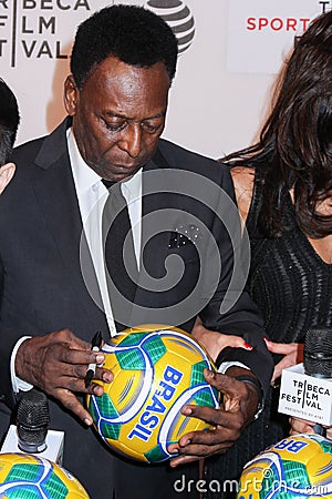 Former Brazilian footballer Pele Editorial Stock Photo