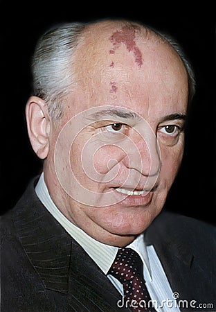 Mikhail Gorbachev in Jerusalem Editorial Stock Photo