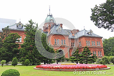 Former Hokkaido Government Office in Sapporo, Hokkaido, Japan Stock Photo