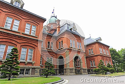 Former Hokkaido Government Office in Sapporo, Hokkaido, Japan Stock Photo