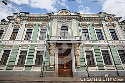 The former mansion of V. E. Morozov on Podsosensky-lane, built 1878. Moscow, Russia. Stock Photo