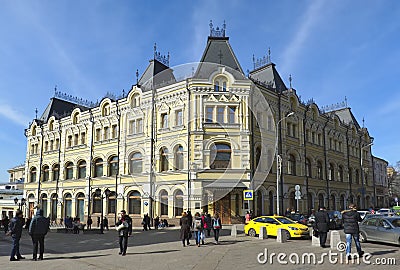 Former Profitable house Built to order, merchants-Maecenas Tretyakovs Editorial Stock Photo