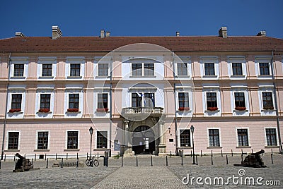 Former Slavonian Commander Headquarter, Osijek, Croatia Stock Photo