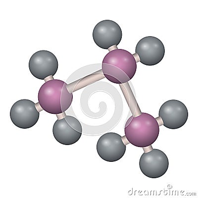 The Formula C3h8. Vector Illustration | CartoonDealer.com #117772988