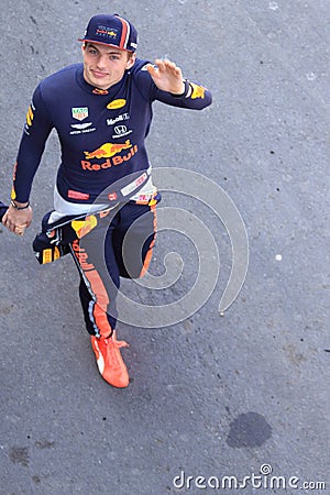 Formula 1 driver Max Verstappen