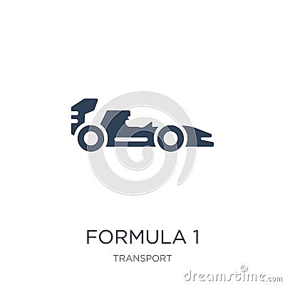 formula 1 icon in trendy design style. formula 1 icon isolated on white background. formula 1 vector icon simple and modern flat Vector Illustration