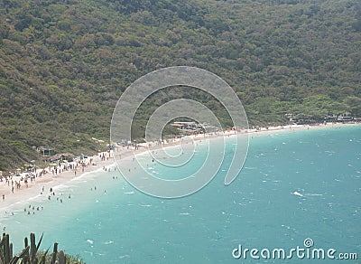 Forno Beach in Arraial Do Cabo Stock Photo