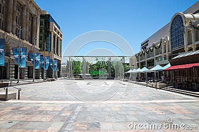Forrest Place Square in Perth City Centre, Western Australia Editorial Stock Photo