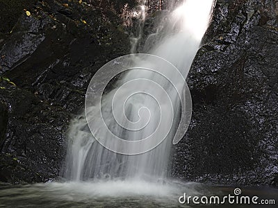 The Forsakar Waterfall, Sweden Stock Photo
