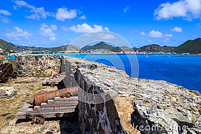 Fort Amsterdam, St. Maarten Stock Photo