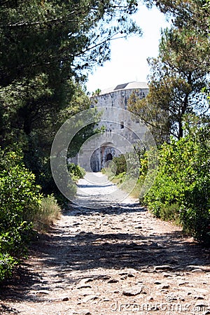 Fort Arza towers Stock Photo