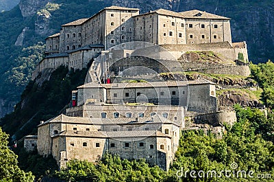 Fort Bard, Aosta Valley Stock Photo