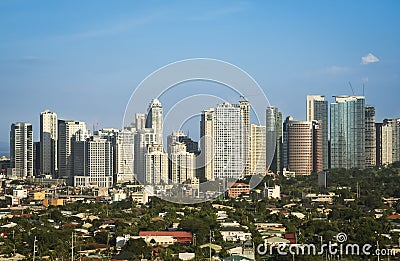 Fort bonifacio makati city manila philippines Stock Photo