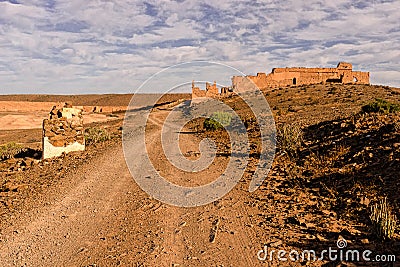 Fort Bou Sherif main entrance Stock Photo