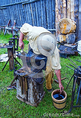 Fort Bridger Rendezvous 2014 Editorial Stock Photo