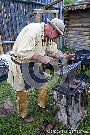 Fort Bridger Rendezvous 2014 Editorial Stock Photo