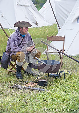 Fort Bridger Rendezvous 2014 Editorial Stock Photo