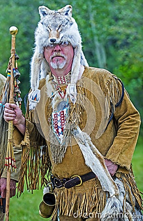 Fort Bridger Rendezvous 2014 Editorial Stock Photo