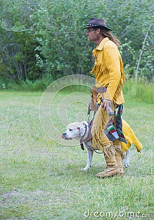 Fort Bridger Rendezvous 2014 Editorial Stock Photo