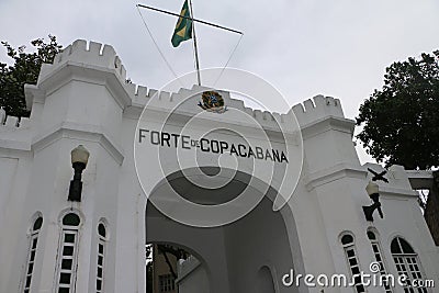 Fort Copacaban, Rio de Janeiro Brazil Stock Photo