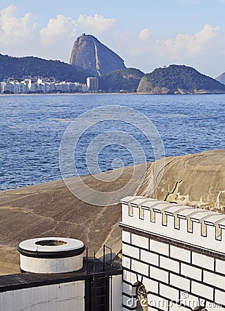 Fort Copacabana in Rio Editorial Stock Photo