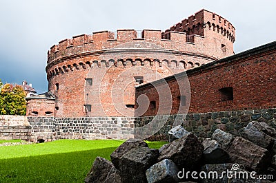 Fort Der Dona. Kaliningrad. Russia Editorial Stock Photo
