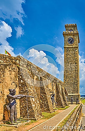 Fort Galle Sri Lanka Ceylon Editorial Stock Photo