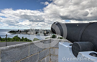 Fort Henry National Historic Site Cannon Stock Photo