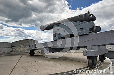 Fort Henry National Historic Site Cannon Stock Photo