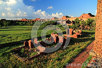 Fort Jefferson in Dry Tortugas National Park, Florida Keys Stock Photo
