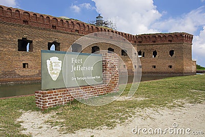 Fort Jefferson Editorial Stock Photo