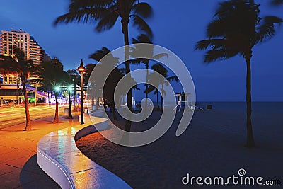 Fort Lauderdale Beach Stock Photo