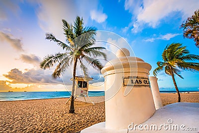 Fort Lauderdale Beach Stock Photo