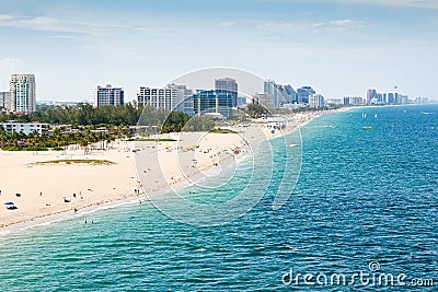 Fort Lauderdale Beach, Ft. Lauderdale, Florida Stock Photo